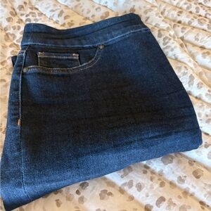 Chico's Indigo Pull-On Slim Boot Jeans